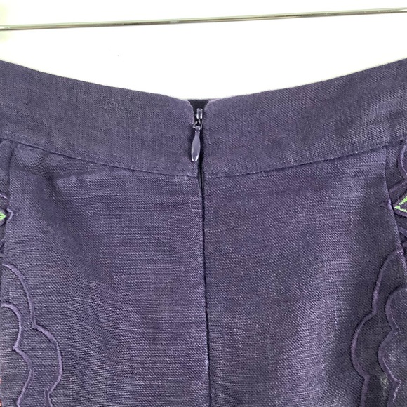 Anthro Moulinette Soeurs Clematis Skirt in Navy - Picture 4 of 8